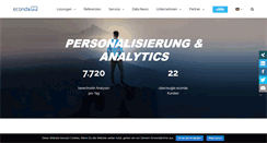 Desktop Screenshot of econda.de